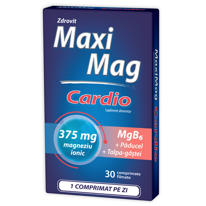 MaxiMag Cardio X 30 comprimate filmate