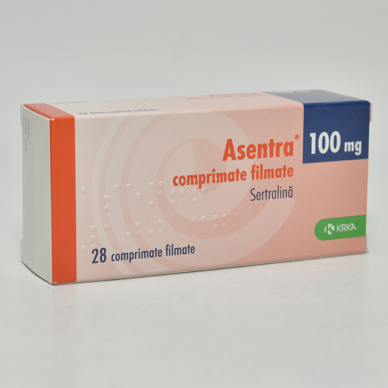 Asentra 100 mg, 28 comprimate filmate | Catena | Preturi mici!