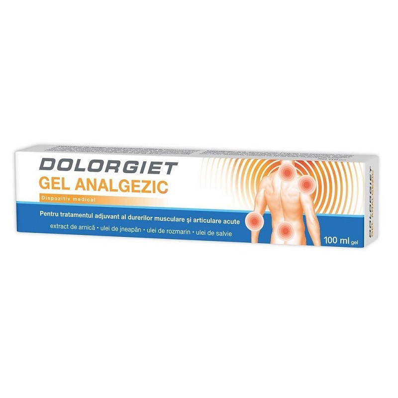 Gel analgezic Dolorgiet, 50 ml, Zdrovit : Farmacia Tei online