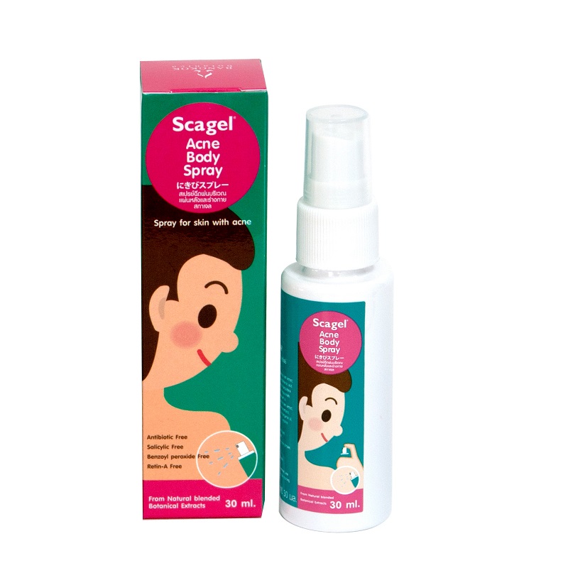 Scagel Acne Body Spray acnee si pete corp,30ml