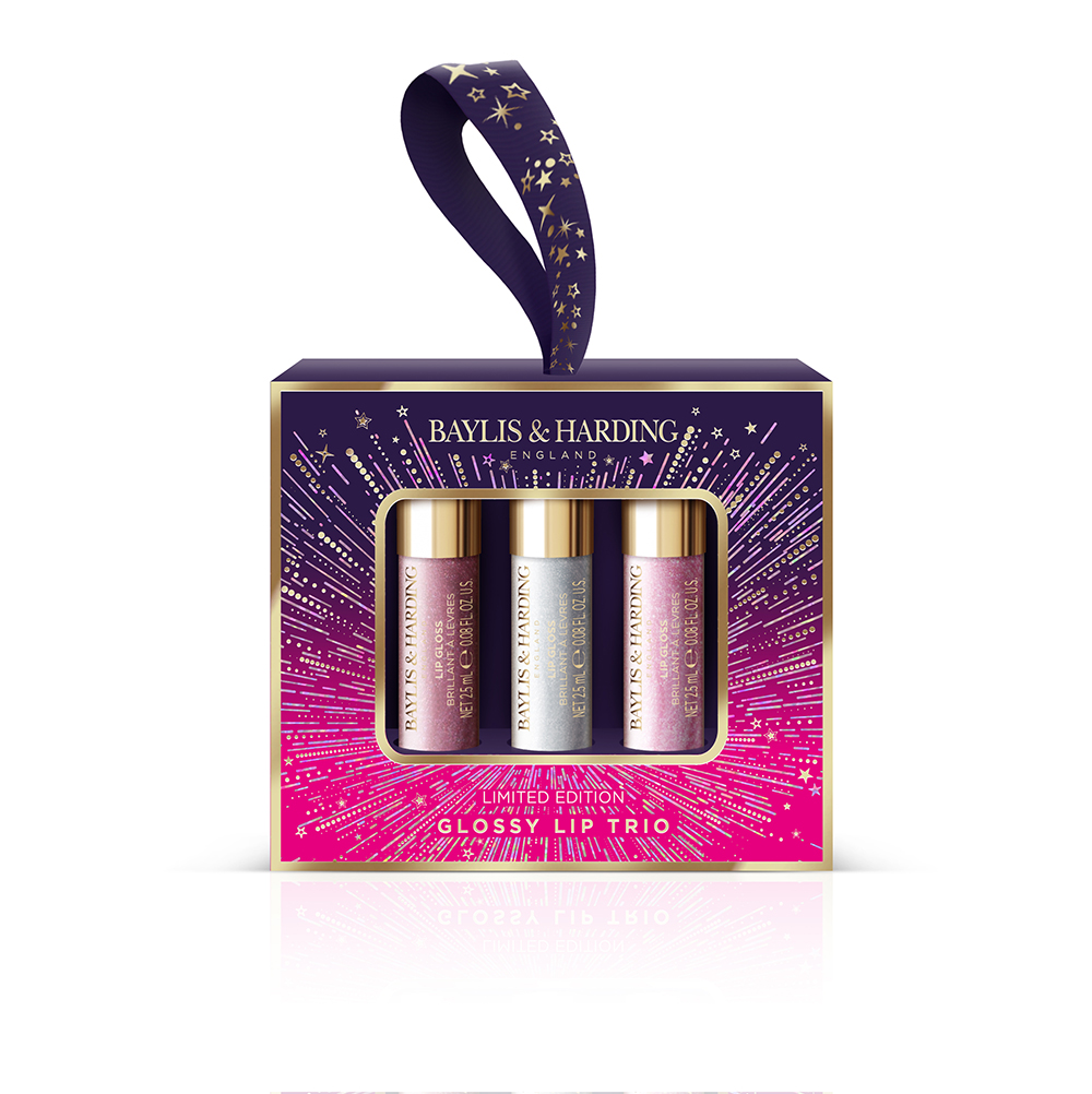Set Moonlight Fig, 3 luciuri buze cu Smochine, BAYLIS & HARDING