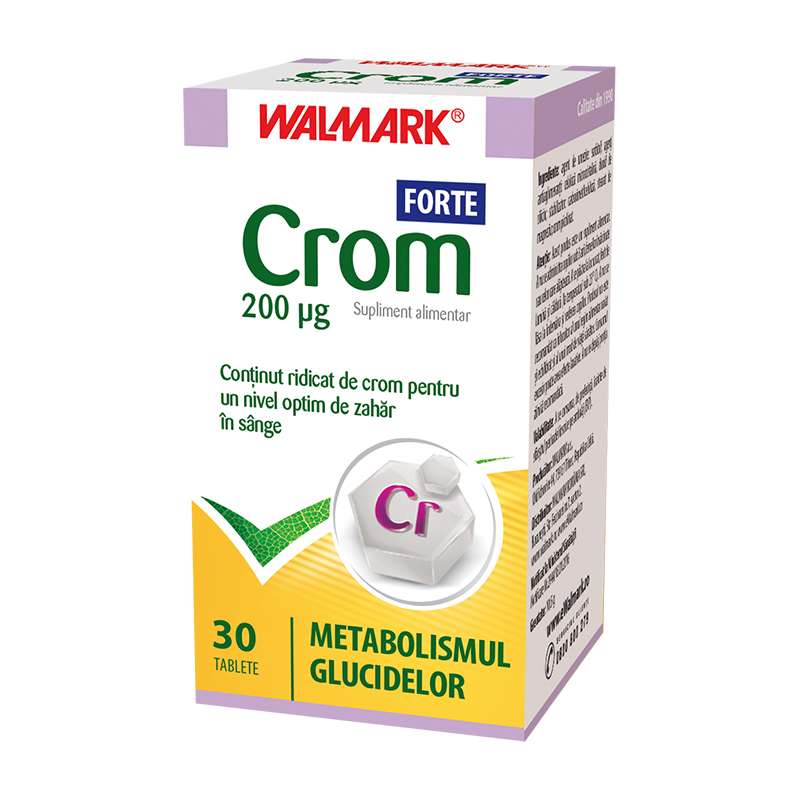 Walmark Crom Forte 200mg, 30 tablete