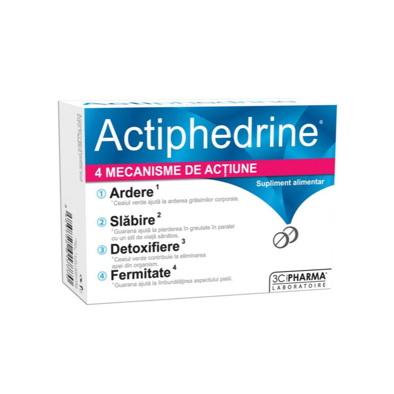 Actiphedrine, un produs, patru acțiuni de slăbire - Slab sau Gras