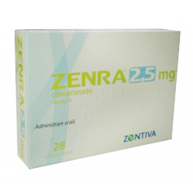 Zenra 2 5mg 28 Tablete Catena Preturi Mici