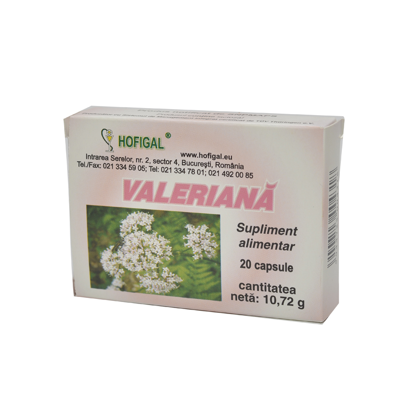 Valeriana, 40 capsule, Hofigal