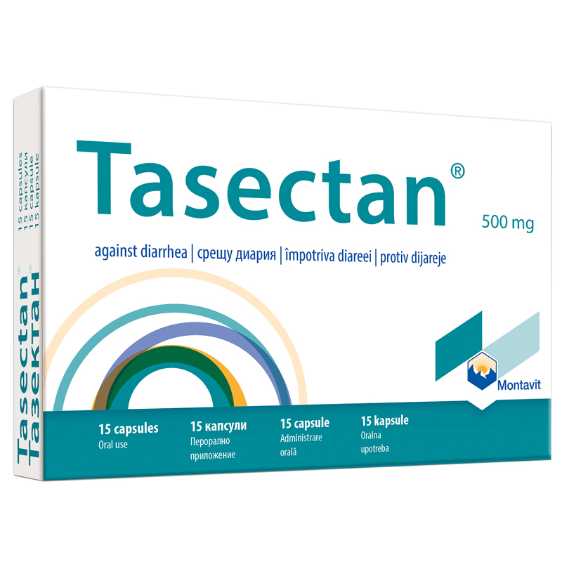 Tasectan 500 mg, 15 capsule