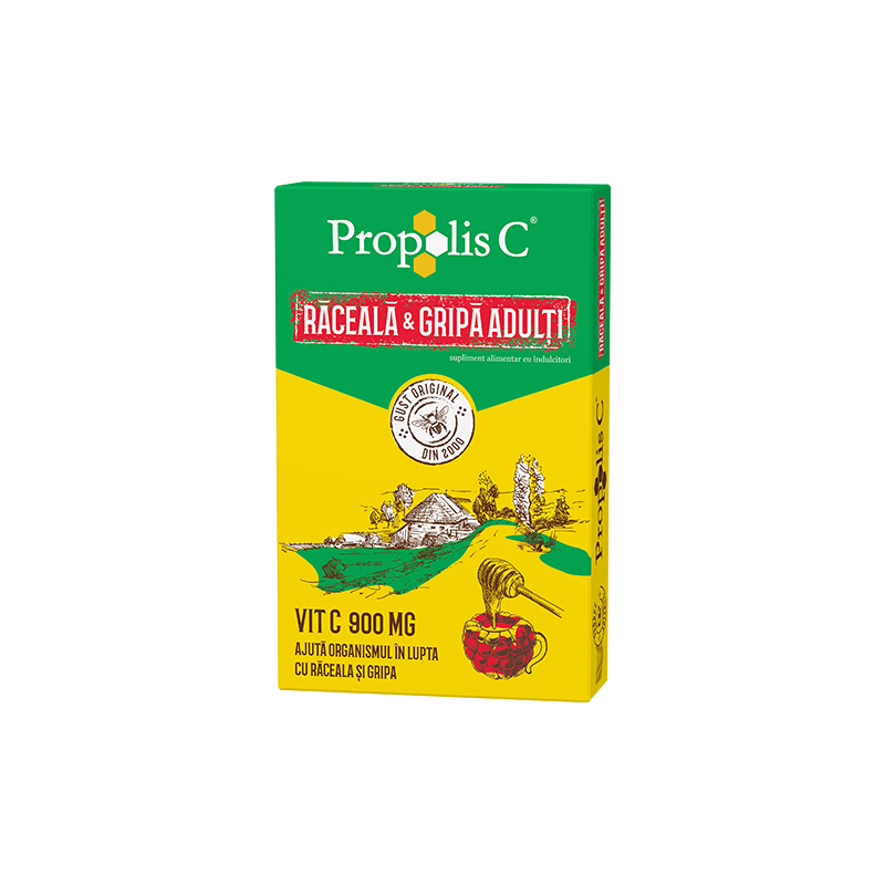 Propolis C Raceala Si Gripa Pentru Adulti 8 Plicuri 2 Plicuri