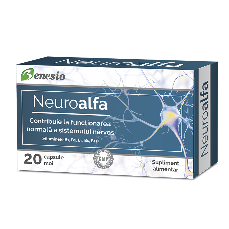 Neuroalfa, 20 capsule moi, BENESIO