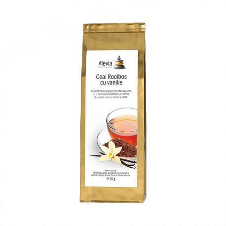 Alevia Ceai rooibos cu vanilie, 35 g