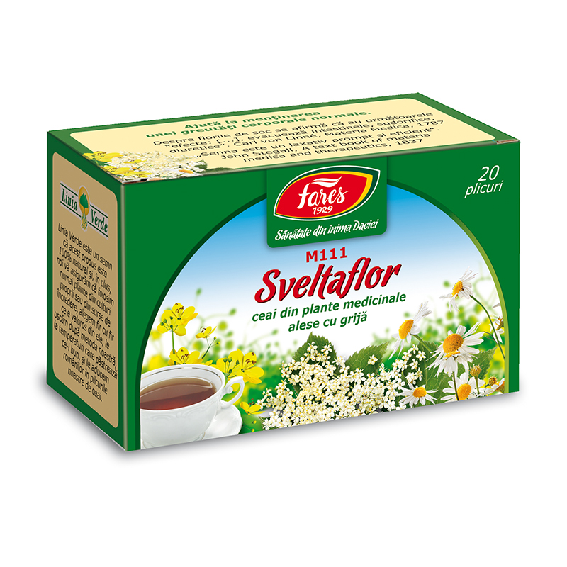 Ceai Sveltaflor pentru slabit Fares 50g | Carrefour Romania