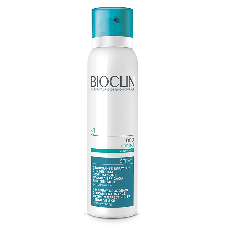 Bioclin DEO Control spray uscat fara alcool, 150 ml