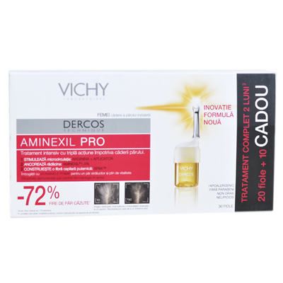 Vichy Tratament Cu Aminexil Pro 30 Fiole Catena Preturi Mici