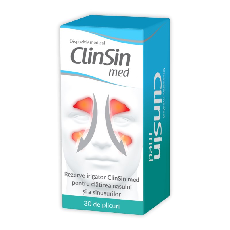 ClinSin med rezerve irigator x 30 plicuri