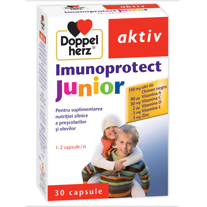 Doppelherz Aktiv Imunoprotect Junior x 30 caps. | Catena | Preturi mici!