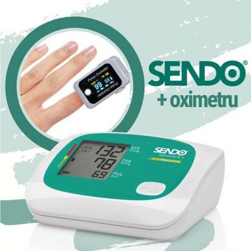 Emphasis Glow relief Tensiometru digital Sendo Advance 3 + Pulsoximetru Cadou