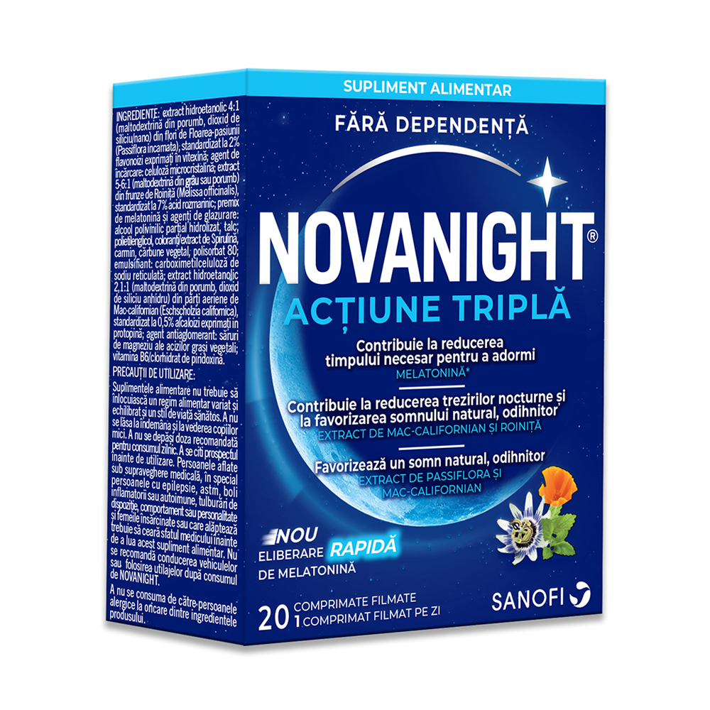 Novanight X 20 comprimate filmate