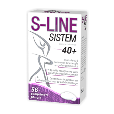 S - Line Sistem 40+, 56 comprimate filmate