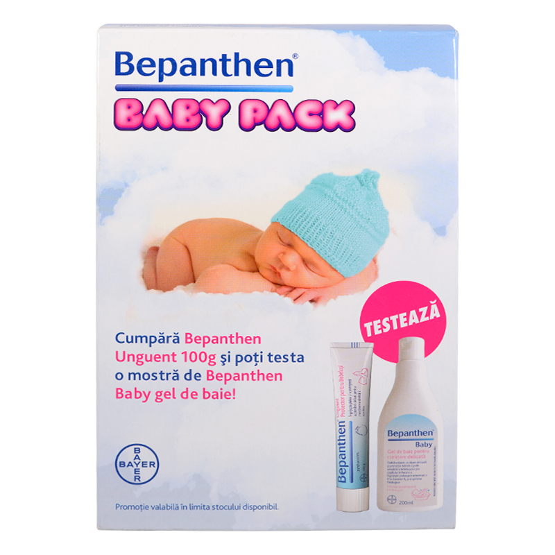 bepanthen baby pack unguent x 100 g gel baie catena preturi mici