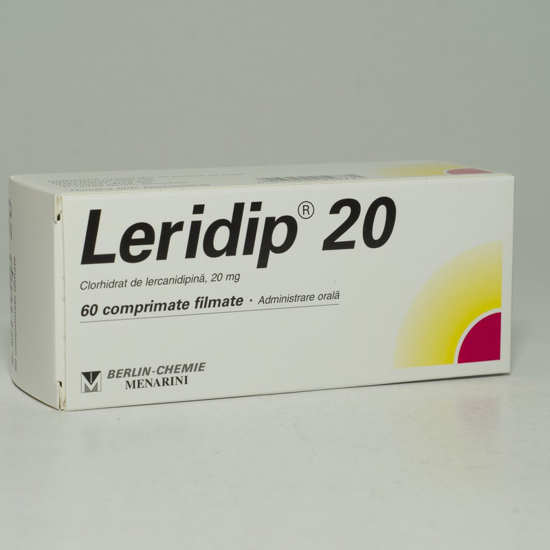 Leridip 20 X 60 Compr Film 20mg Berlin Chemie Ag Men Pret 64 83 Lei