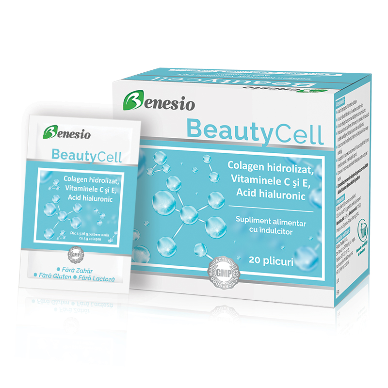 Benesio BeautyCell colagen 5g, 20 plicuri