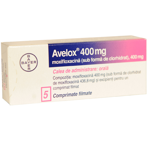 Avelox 400 Mg X 5 Compr Film Catena Preturi Mici