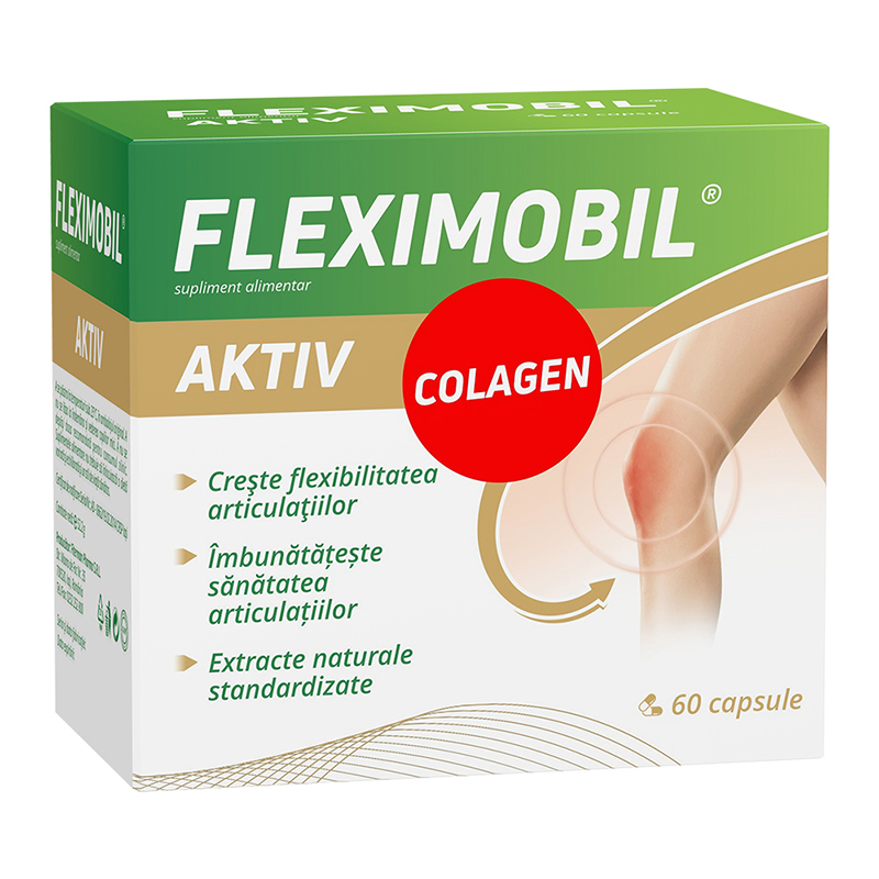 Fleximobil Aktiv, 60 capsule, Fiterman Pharma : Bebe Tei