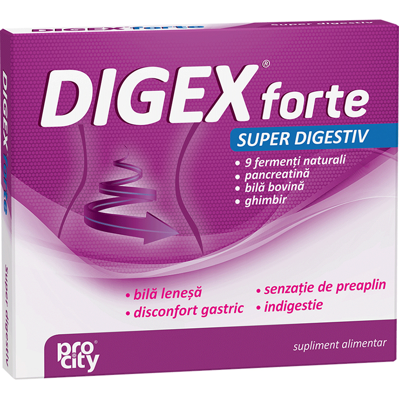 Digex Forte Super Digestiv, 10capsule