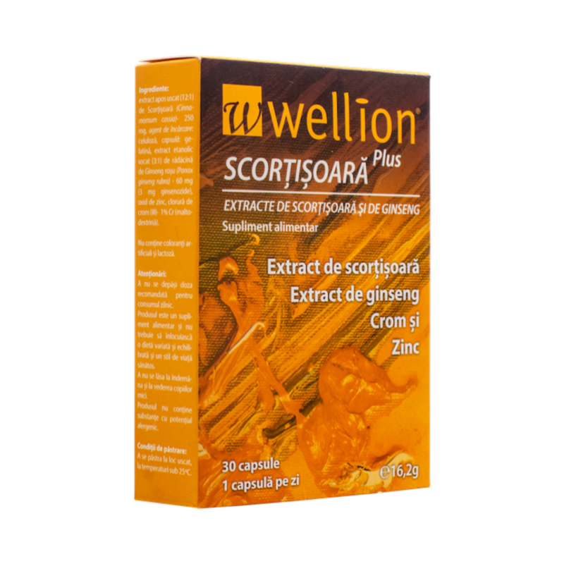 Wellion Scortisoara Plus, 30 capsule