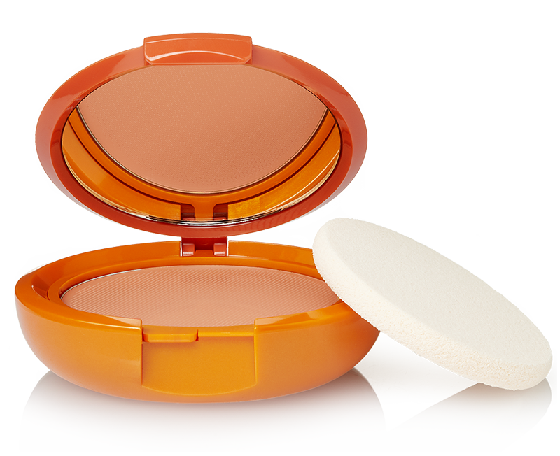 SUN SYSTEM Fond de ten compact SPF50+, 10 g, beige, RILASTIL 
