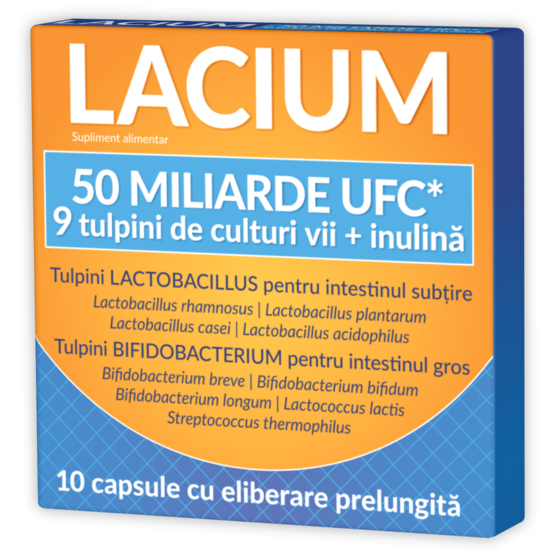 Zdrovit Lacium 50 miliarde UCF X10 capsule