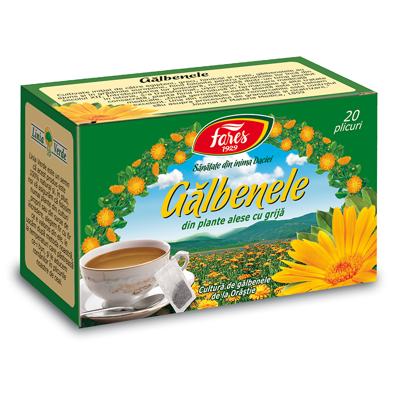 Ceai galbenele FARES x 20 plicuri