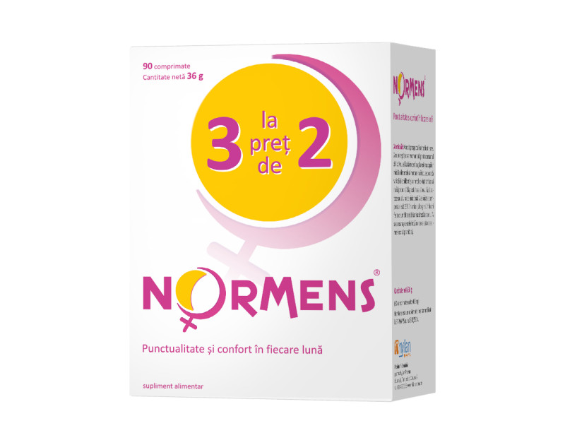 Normens, 30 comprimate, 3 cutii la pret de 2, Hyllan | Catena.ro