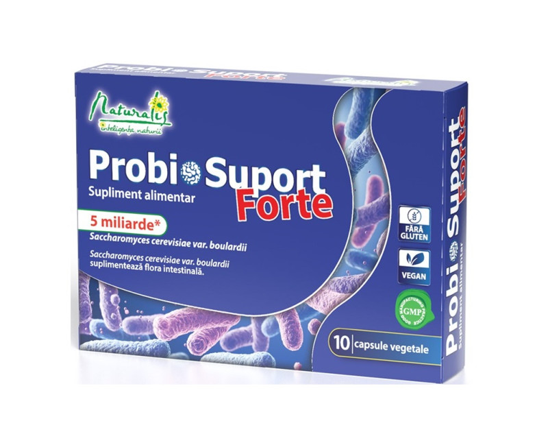Simbiflora Forte, 10 capsule vegetale, Antibiotice SA | Catena.ro