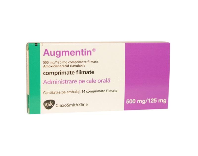 Augmentin 500mg /125mg x 14 compr. film. | Catena.ro