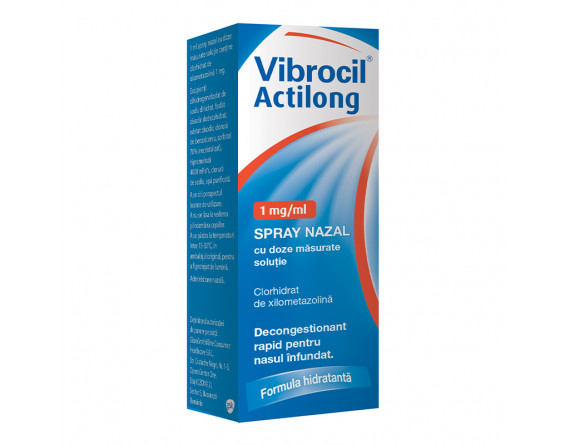 Vibrocil Duo 0,5 mg/ml + 0,6mg/ml, 10 ml spray nazal | Catena | Preturi ...