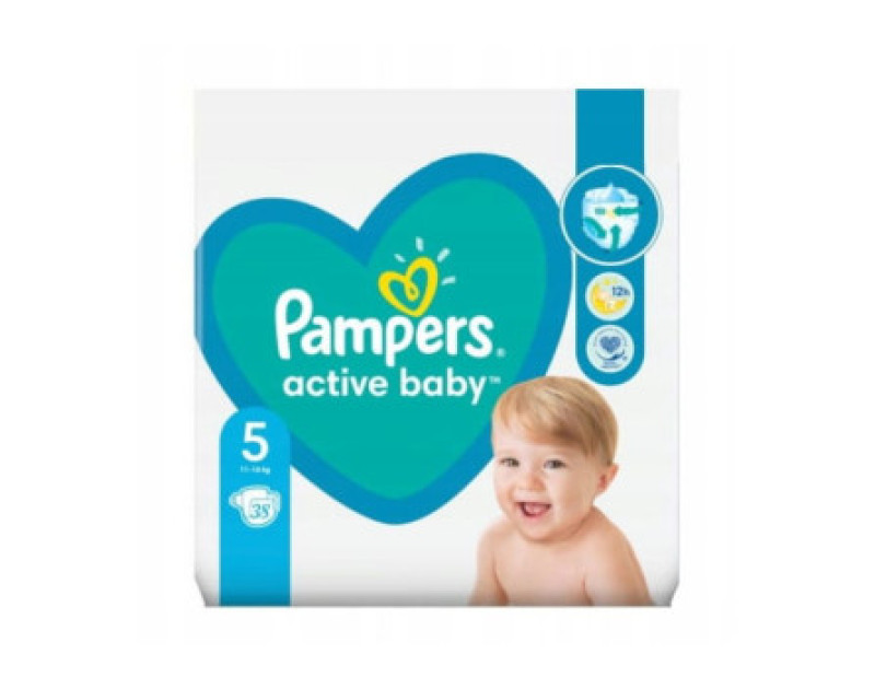 Pampers Active Baby marimea 5, 11-16kg X 38 bucati | Catena.ro