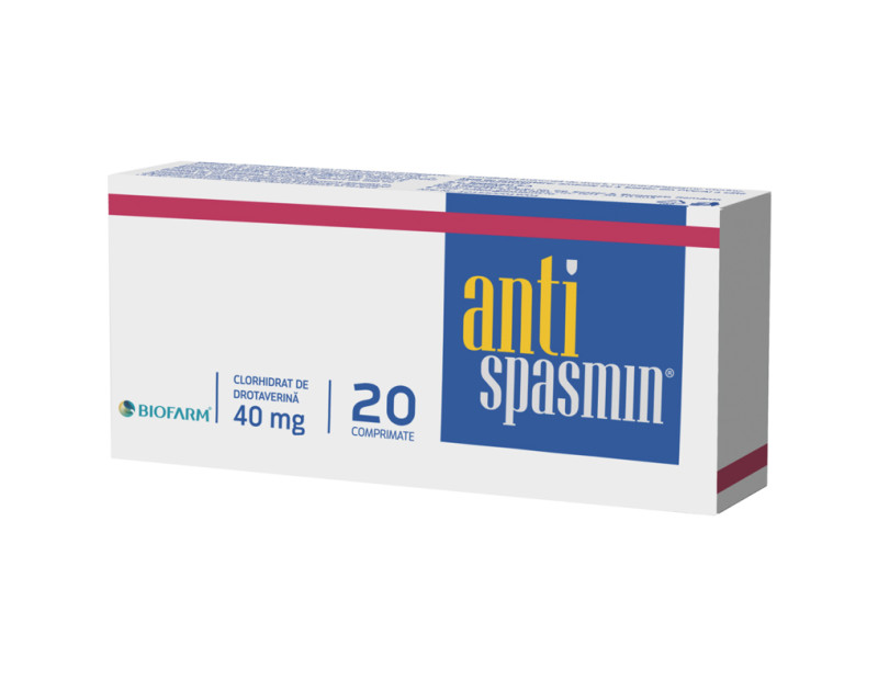 Antispasmin 40 mg, 20 comprimate, Biofarm | Catena.ro