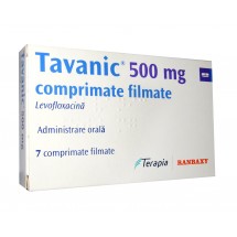 Tavanic (R) 500mg, 1 blister x 7 comprimate filmate