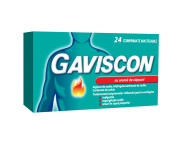 Gaviscon cu aroma de capsuni x 24 compr. mastic.