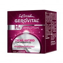 Gerovital H3 Evolution Crema antirid concentrata cu acid hialuronic, 50ml