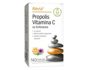 Alevia Propolis Vitamina C cu Echinacea cu Stevie x 40cpr