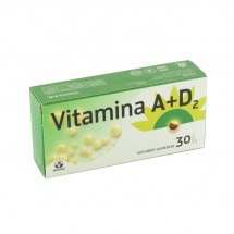 Vitamina A + D2, 30 capsule Biofarm