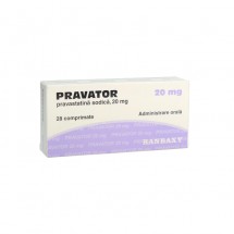 Pravator 20mg, 4 blistere x 7 comprimate  T