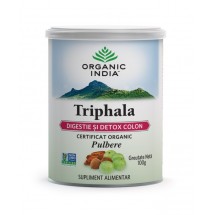 ORGANIC INDIA Triphala | Digestie & Detoxifiere Colon, pudra 100g