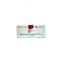 Metoprolol Terapia 100mg, 3 blistere x 10 comprimate