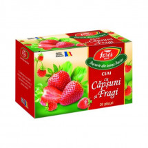 Ceai Aromfruct capsuni si fragi 20 plicuri, Fares