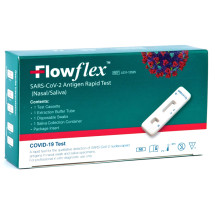 Flowflex test rapid antigen COVID 19 nazofaringian si saliva