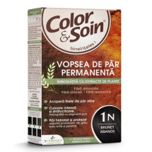 Vopsea de par brunet abanos 1N, Color&Soin