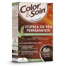 Vopsea de par saten cacao 6B, Color&Soin