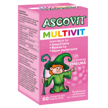Ascovit Multivit x 60 comprimate masticabile